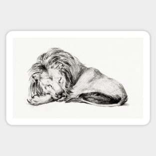 Vintage Lion Sticker